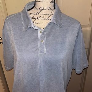 Tommy Bahamas polo. Size: Extra Large. Color: light grey